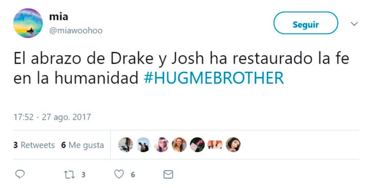 Comentarios en Twitter sobre el reencuentro de Drake y Josh 