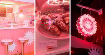 Conoce el restaurante más adorable de Nueva York; ¡cada rincón es de color rosa!