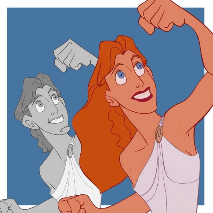 Hércules Ariel en su versión transgénero