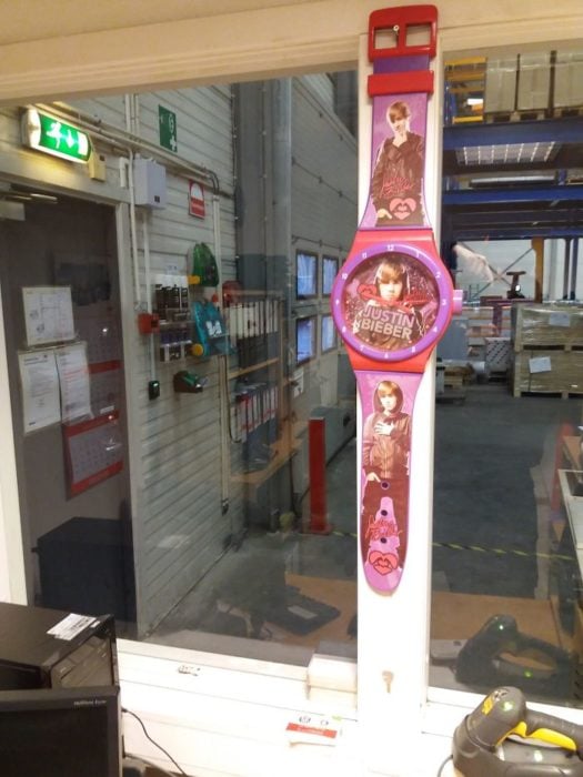 reloj enorme de Justin Bieber 