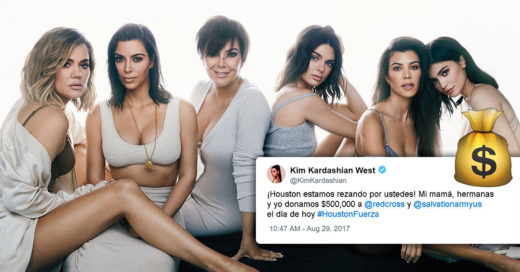 Kim Kardashian y sus hermanas donan 500 mil dólares a las víctimas del huracán Harvey