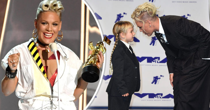 MTV VMA Pink y su inspirador mensaje al enterarse que su hija se sentía fea