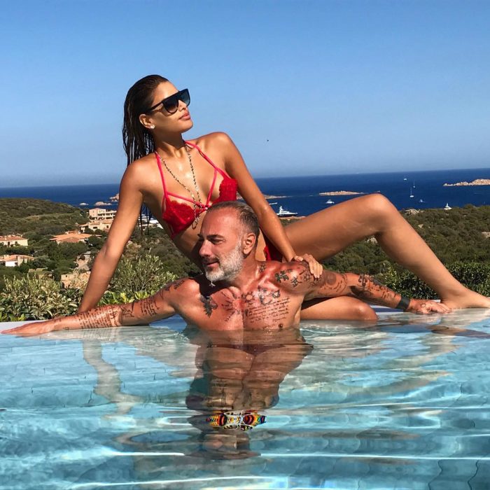 Gianluca Vacchi junto a Ariadna gutierrez