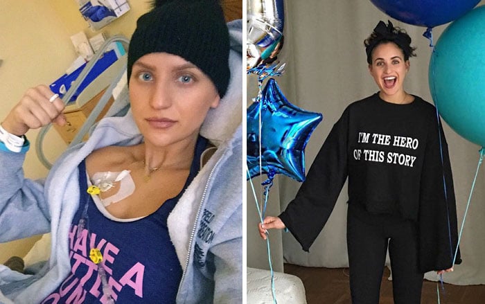 Antes y después de personas que vencieron el cáncer 