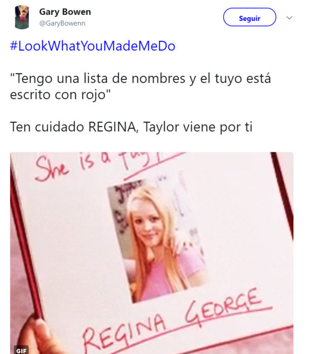 Comentarios en Facebook sobre la canción de Taylor Swift 