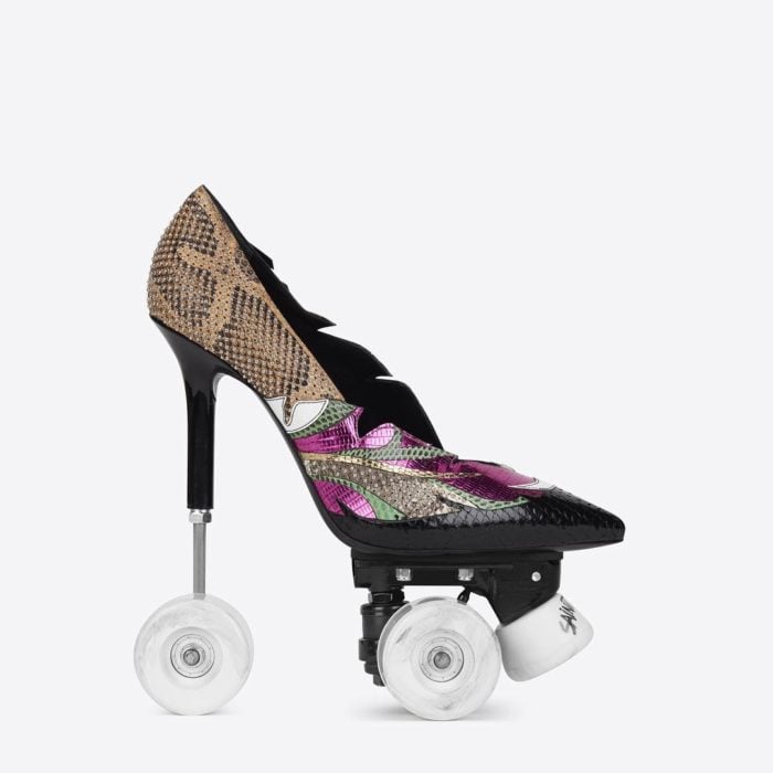 Nuevos tacones con ruedas de patines de Yves Saint Laurent 