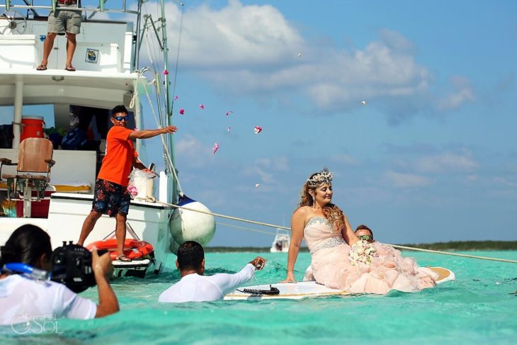 boda en el mar