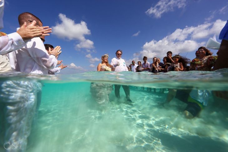 boda en el mar