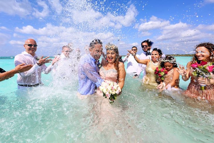 boda en el mar