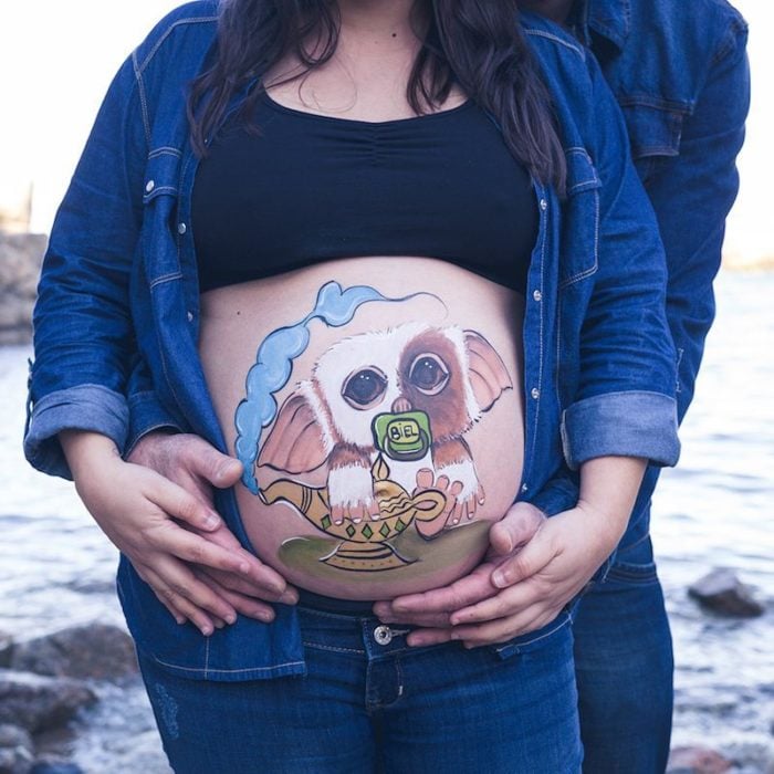 body paint embarazadas 