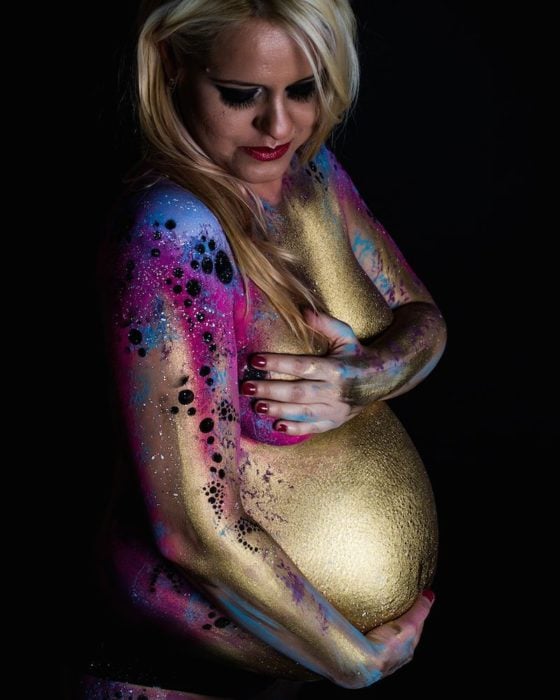 body paint embarazadas