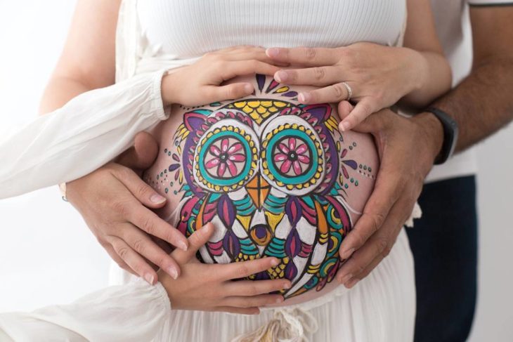 Tendencias  El 'belly painting' atrae a famosas embarazadas El arte de  convertir el embarazo en puro arte