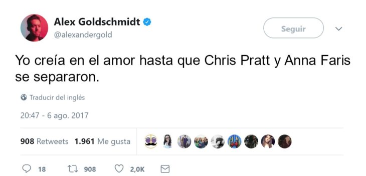 chris pratt y ana faris se divorcian