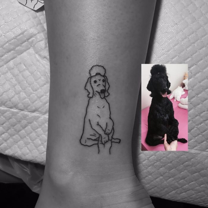 doggy tattoo