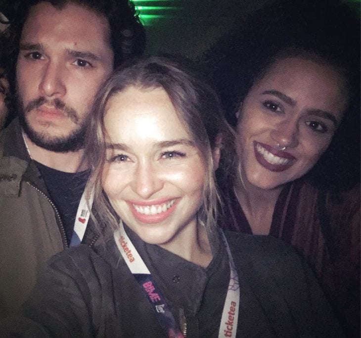 emilia y kit en el concierto de los chemical brothers