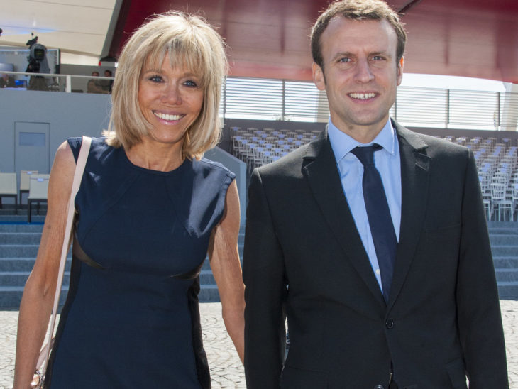 emmanuel y brigitte macron 