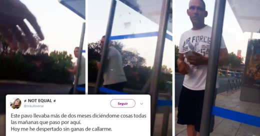 Se cansó de su acosador, lo grabó y lo denunció; Internet está a su favor