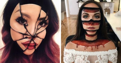 20 Ilusiones ópticas con maquillaje que te pondrán más incómoda de lo que deberían