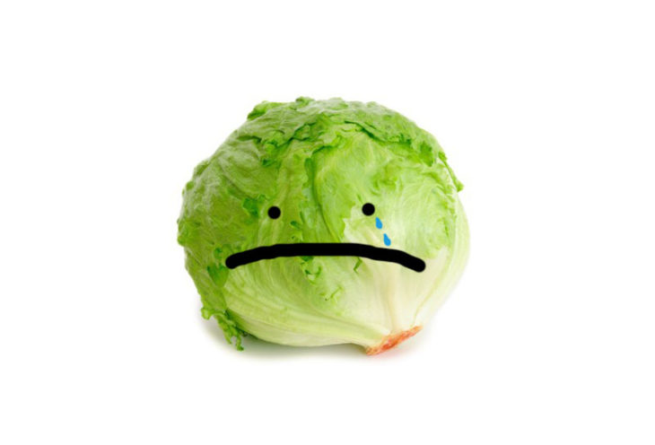 lechuga triste