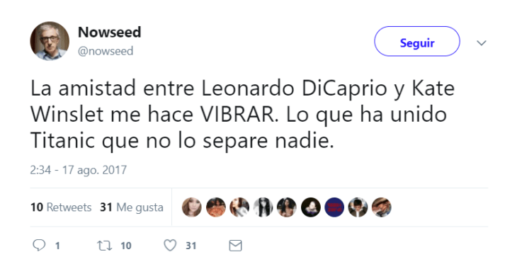 twit leo y kate amigos