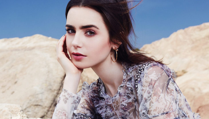 lily collins periodista