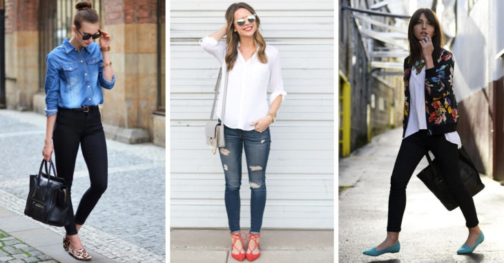 looks coquetos con flats