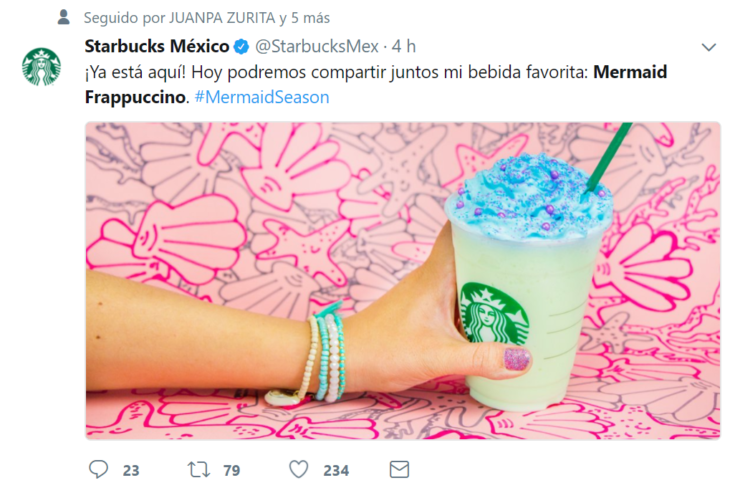 mermaid frappuccino twit