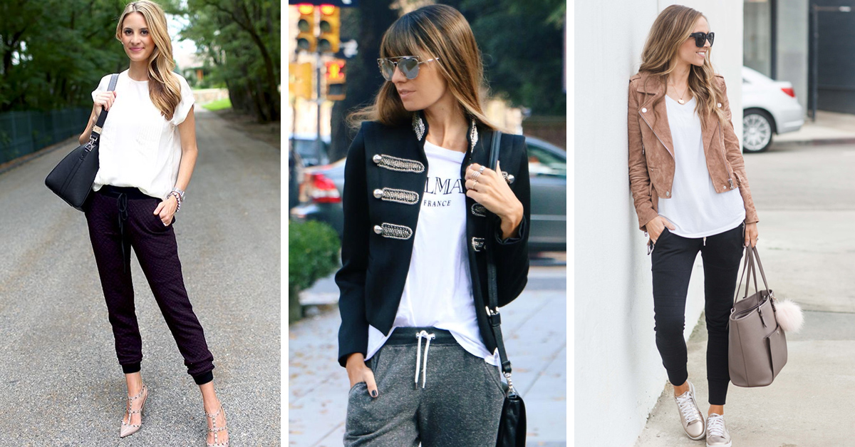 Outfit pantalon jogger mujer best sale