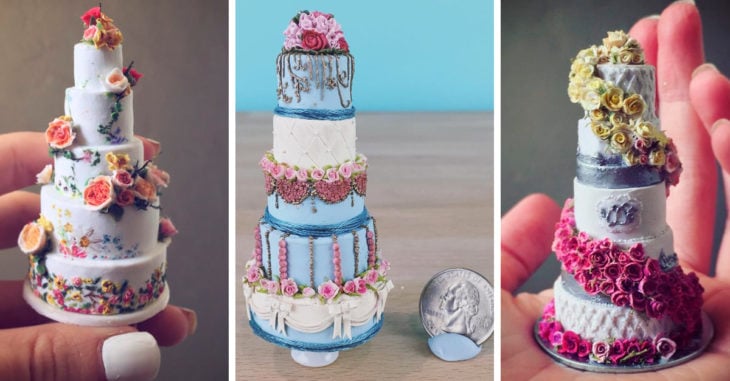 Los extraordinarios pasteles miniatura; son lo más lindo que veras hoy
