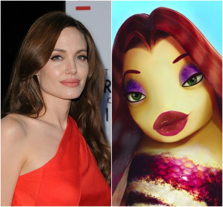 personajes inspirados en famosos angelina jolie