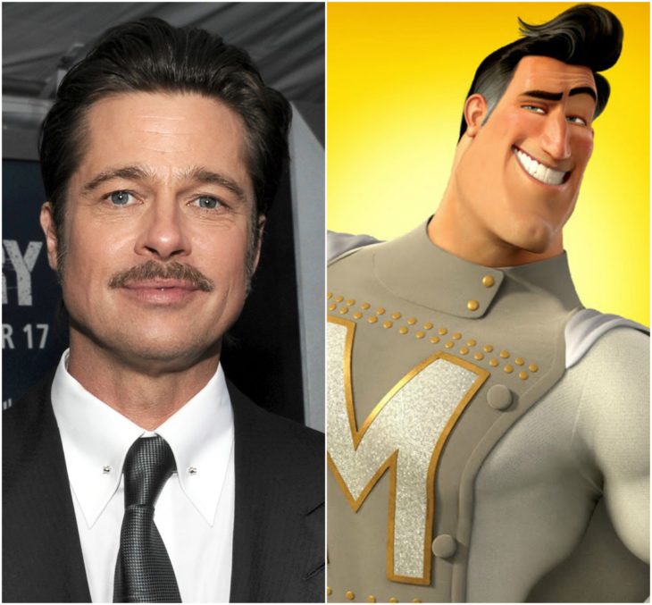 personajes inspirados en famosos brad pitt