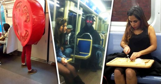 15 personas más extrañas que viajan en el metro