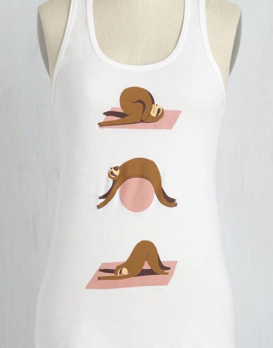 playera con perezosos 