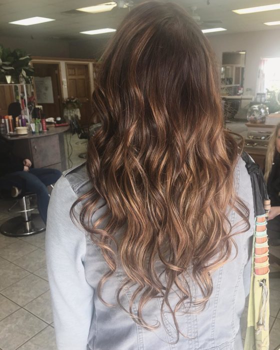 balayage castaño