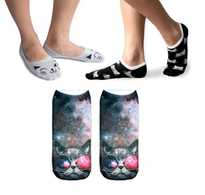 calcetas de gatos