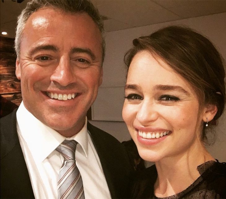 emilia clarke conoce a matt le blanc