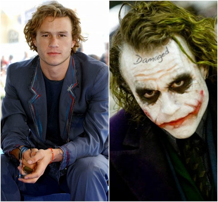 Heath Ledger como el Joker