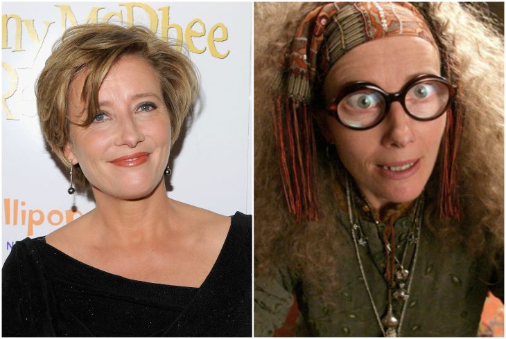 Emma Thompson como la Profesora Trelawney