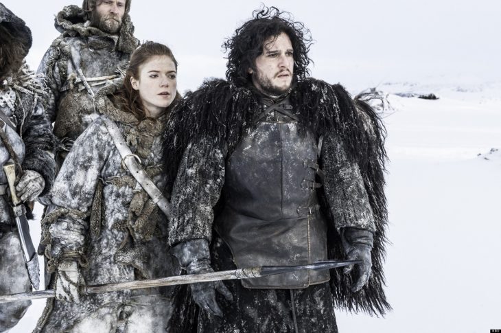 Kit Harrington y Rose Leslie, Jon Snow e Ygritte