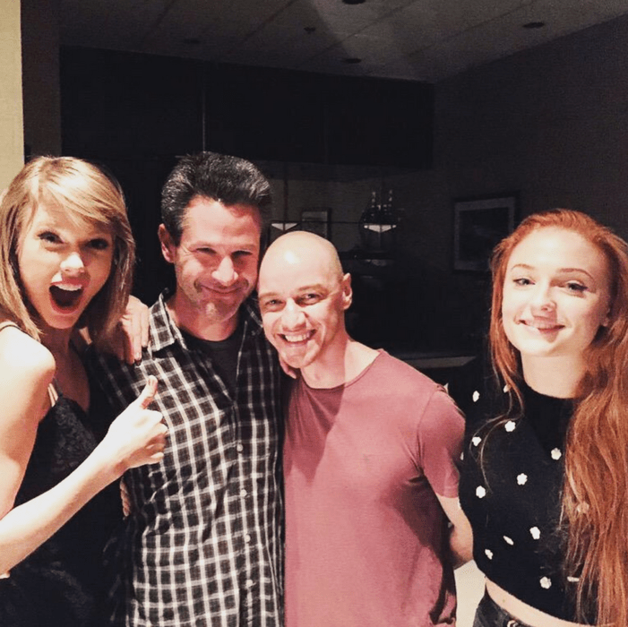 Taylor Swift conoce al elenco de X-Men Apocalypse