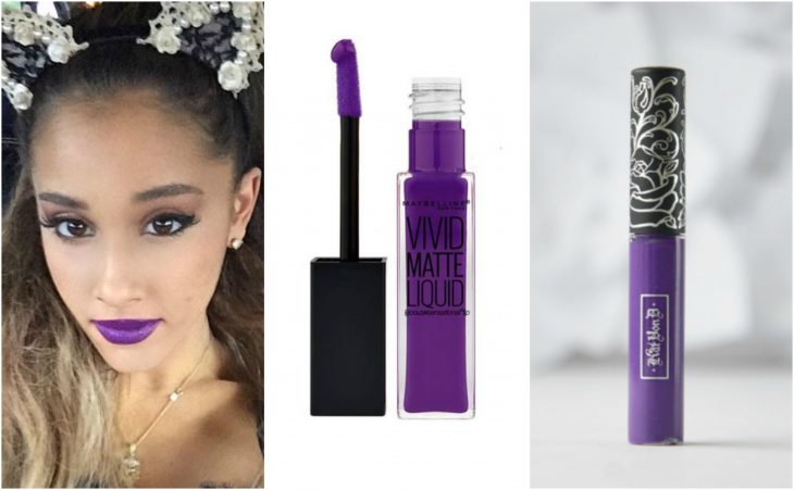 labial violeta intenso