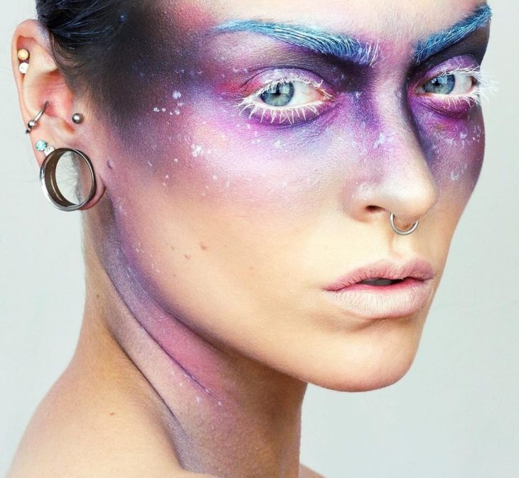 maquillaje galactico