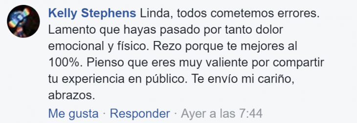 comentario de facebook captura de pantall