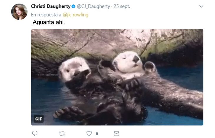 J.K. Rowling tweets and harry otter