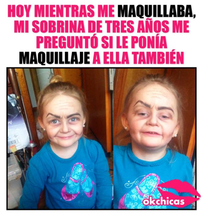 ok chicas memes maquillaje