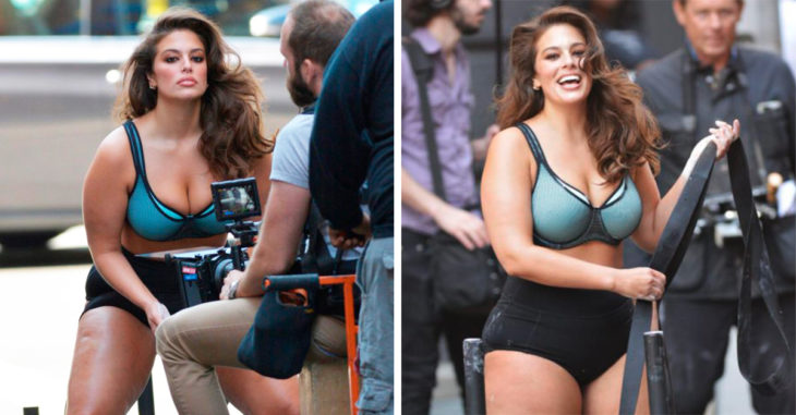 Ashley Graham, la belleza plus size, muestra sus increíbles curvas en las calles de Nueva York.