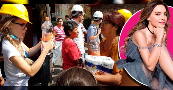 Belinda está ayudando a las victimas del sismo en México; Internet aplaude su hazaña