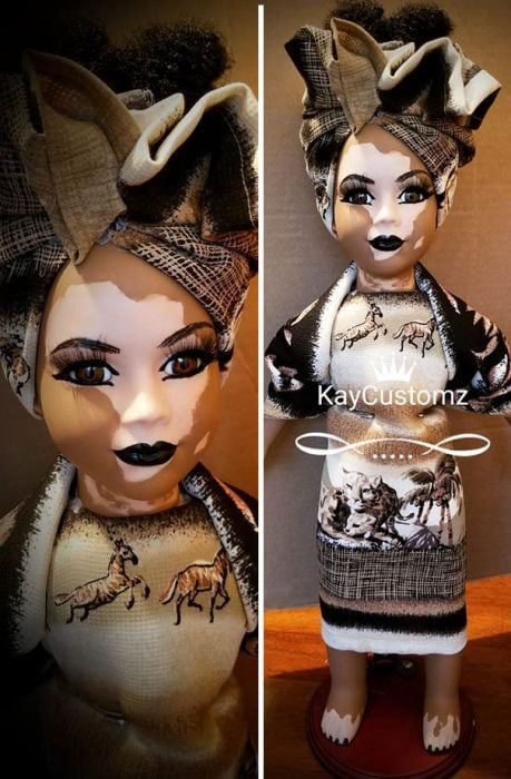 Artista crea muñecas con vitiligo 