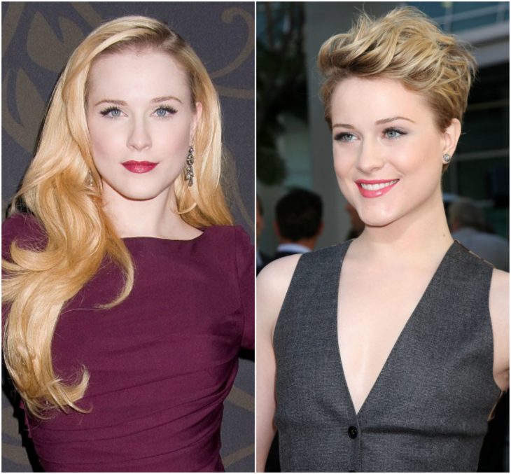 Evan Rachel Wood cabello largo vs corto