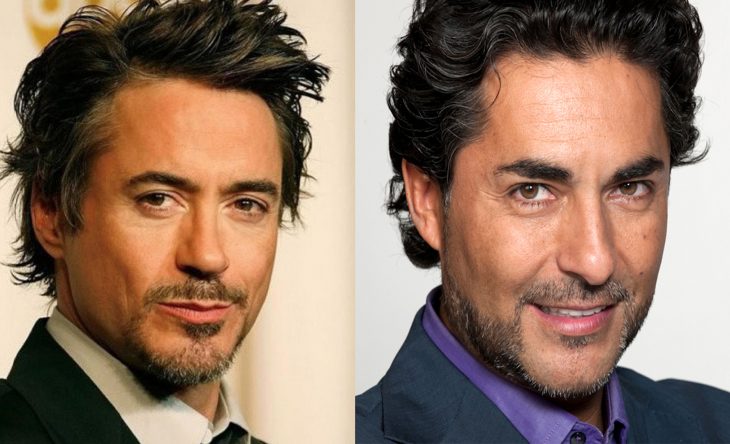 Comparación entre raul araiza y robert downy jr 